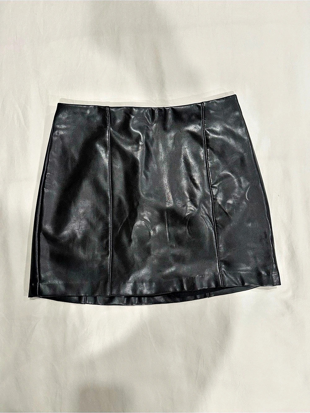 Abercrombie & Fitch Faux Leather Skort